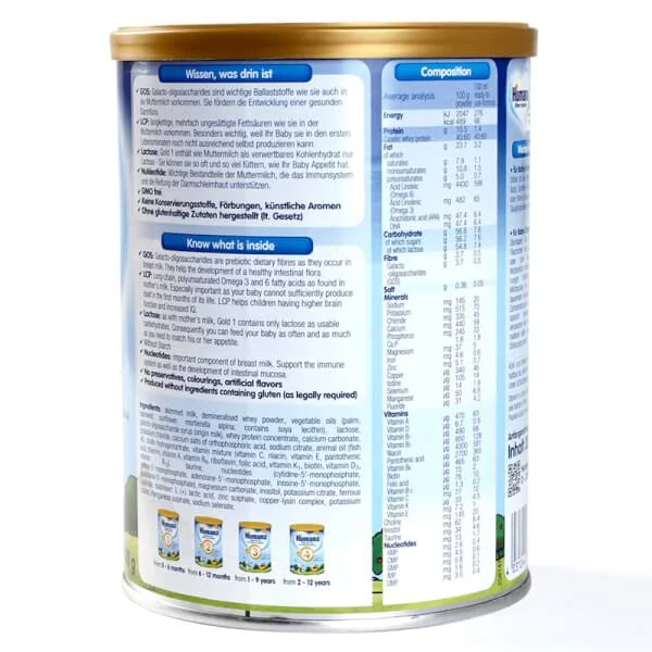 Sữa Humana Gold số 1 350g (0-6 tháng)