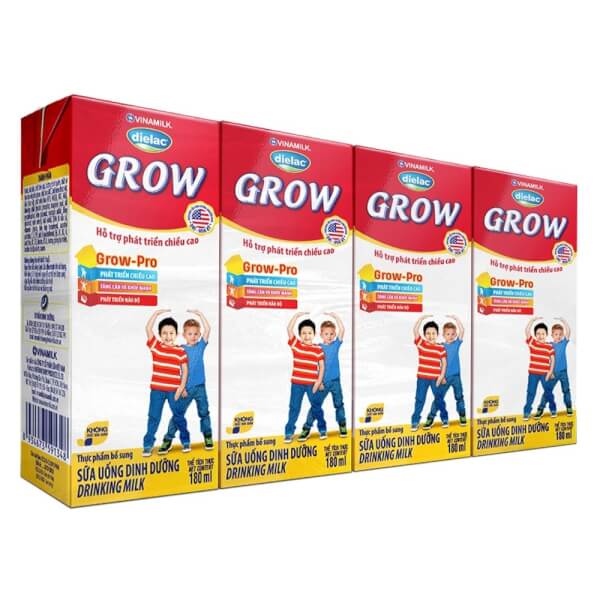 Sữa Uống Dinh Dưỡng Nhãn Hiệu Dielac Grow 180ml