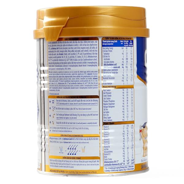 Sữa bột Vinamilk Optimum Gold 4, 400g