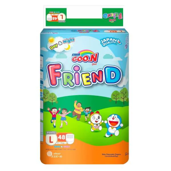 Tã quần Goo.n Renew Friend Jumbo (L, 9 - 14 Kg, 48 miếng)