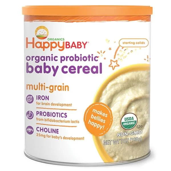 Thực phẩm bổ sung HAPPYBABY ORGANIC BABY CEREAL MULTI-GRAIN
