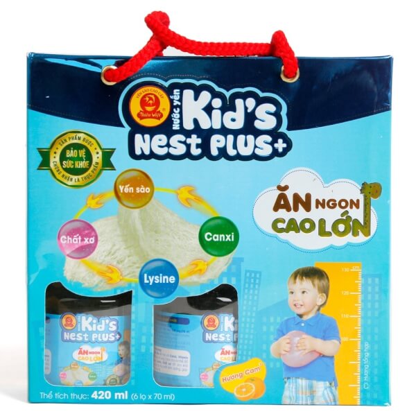 Yến Thiên Việt - Kids Nest Plus Lốc hương Cam