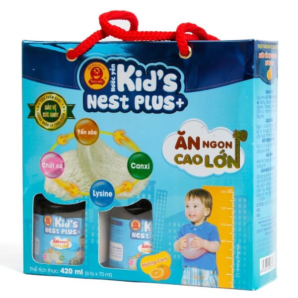 Yến Thiên Việt - Kids Nest Plus Lốc hương Cam