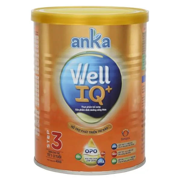 Sữa bột Anka Well IQ+ Step 3, 400g