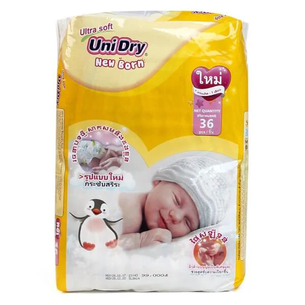 Tã dán Unidry Newborn (NB, dưới 5kg, 36 miếng)