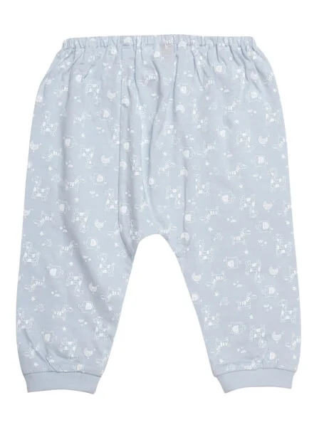 Bộ thun bé trai dài CF B059003 Xanh