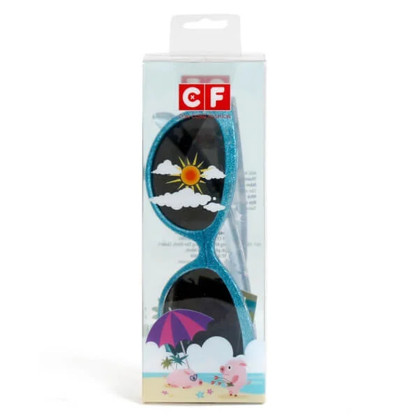 Mắt kính bé gái CF A019014 Xanh