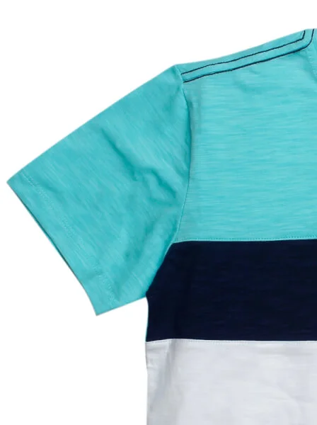 Áo thun bé trai tay ngắn CF B059040 Xanh