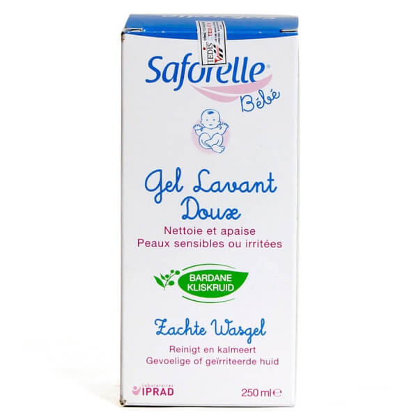 Tắm gội dịu nhẹ làn da cho bé từ 0 tháng Saforelle 250ml