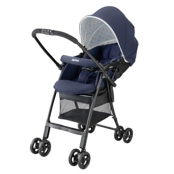 Xe đẩy cho bé từ 0-3 tuổi Aprica Karoon Air màu xanh navy