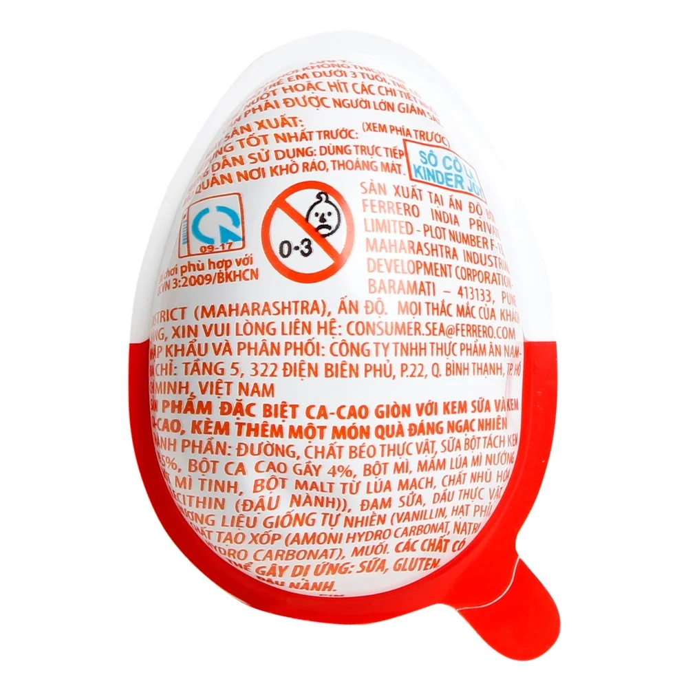 Kẹo trứng Kinder Joy cho bé trai, 20g