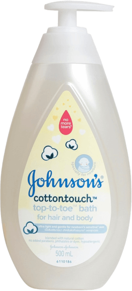 Tắm gội dịu nhẹ như bông Johnson's baby cotton touch 500ml