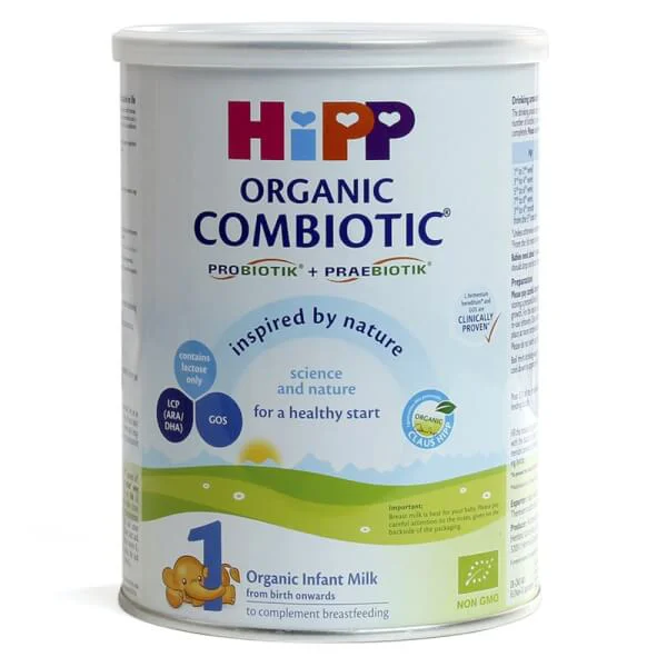 Combo 2 lon Sữa Hipp 1 Combiotic Organic Infant 350g (0-6 tháng)