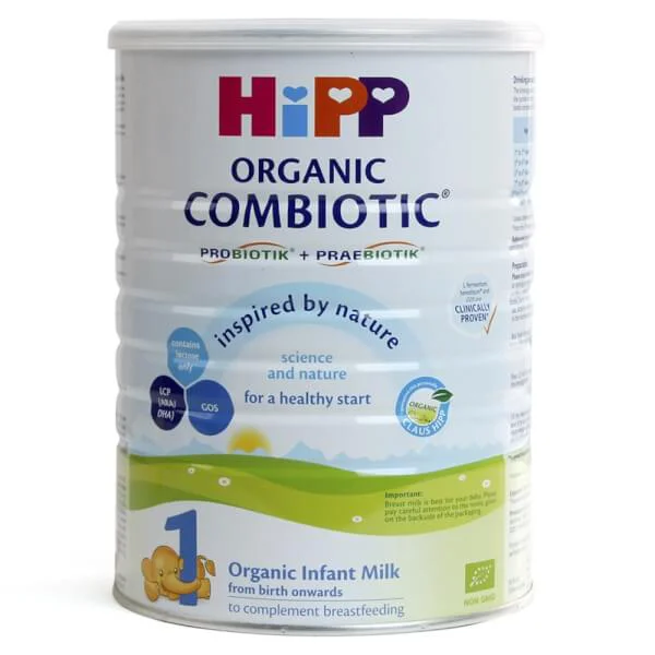 Combo 2 lon Sữa Hipp 1 Combiotic Organic Infant 800g (0-6 tháng)