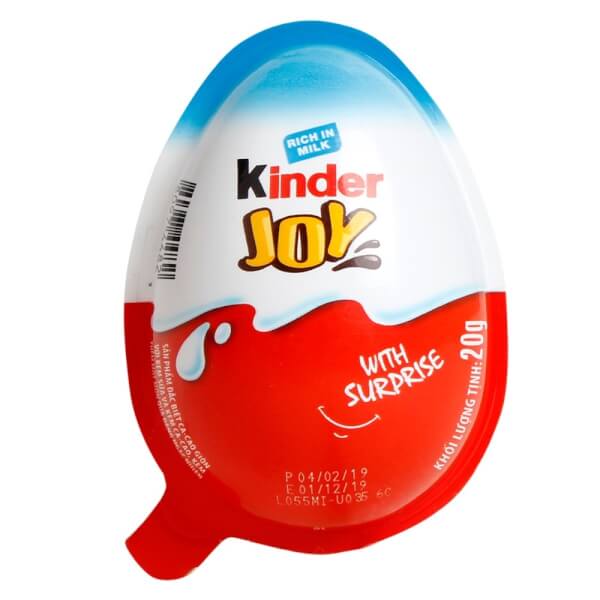 Combo 2 Kẹo trứng Kinder Joy cho bé trai, 20g