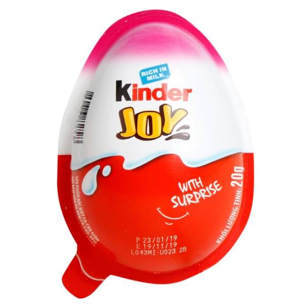 Combo 2 Kẹo trứng Kinder Joy cho bé gái, 20g