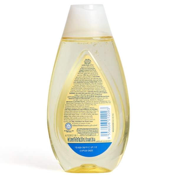 Combo 2 Sữa tắm gội toàn thân Johnson Baby 200ml