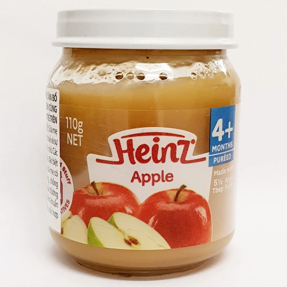 Táo nghiền cho trẻ từ 4 tháng tuổi - Heinz Apple * giao ngẫu nhiên