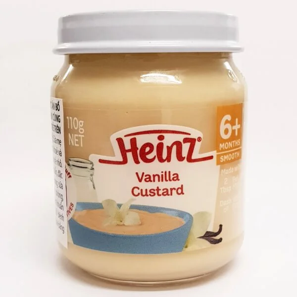 Custard Vani cho trẻ từ 6 tháng tuổi trở lên - Heinz Vanilla Custard