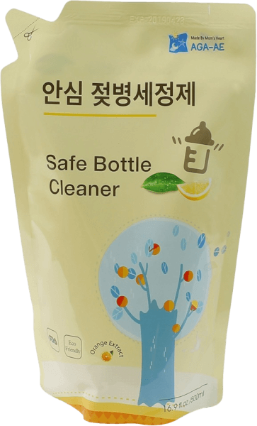 Nước rửa bình sữa AGA-AE hương cam_Túi 500ml