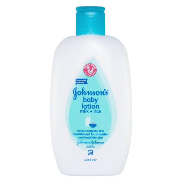 Sữa dưỡng ẩm toàn thân Sữa và Gạo Johnson Baby 200ml