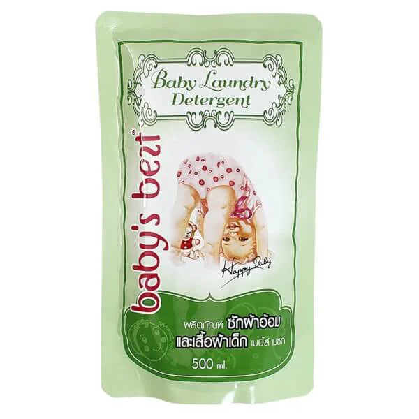 Nước giặt quần áo Baby Bezt hương tươi mát, túi 500ml