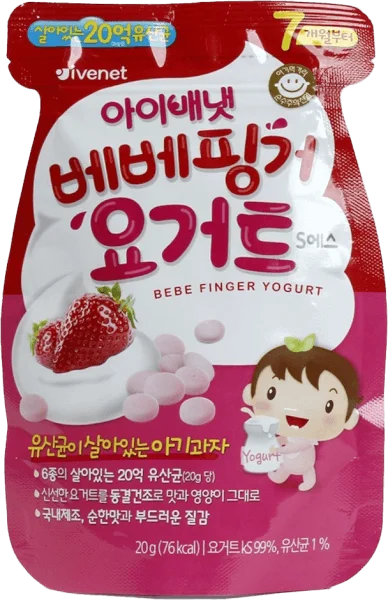 Sữa chua sấy lạnh Ivenet Bebe vị dâu 20g