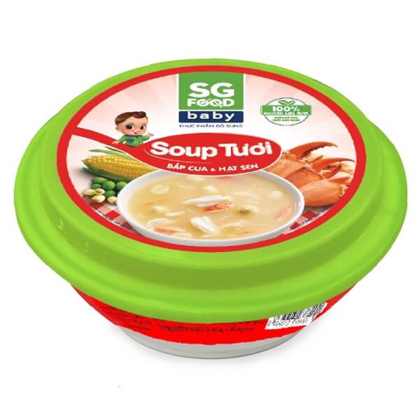 Soup Tươi SGF bắp cua hạt sen 240g