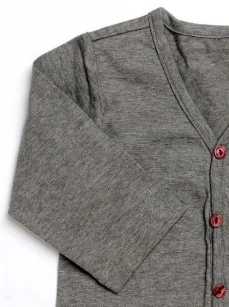 Áo khoác thun bé trai CF B059001 Xám