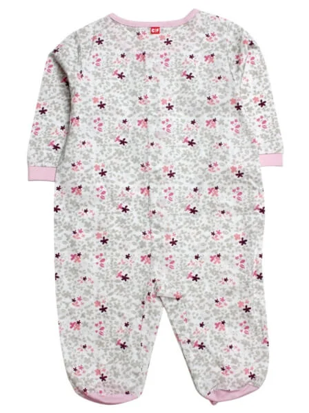 Body bé gái dài CF G059016 Xám