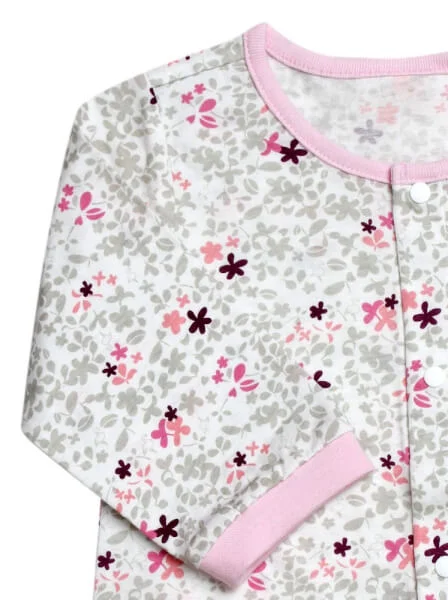 Body bé gái dài CF G059016 Xám