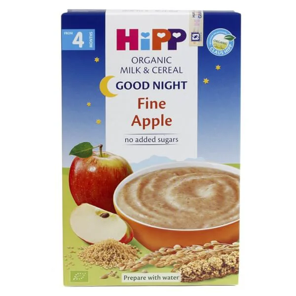 Bột sữa dinh dưỡng Chúc ngủ ngon HiPP Organic - Bột ăn dặm Táo tây 250g