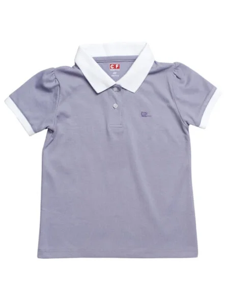 Áo polo bé gái CF G069011 Tím