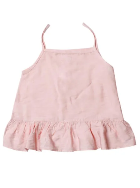 Bộ vải bé gái ngắn CF G069027 Hồng