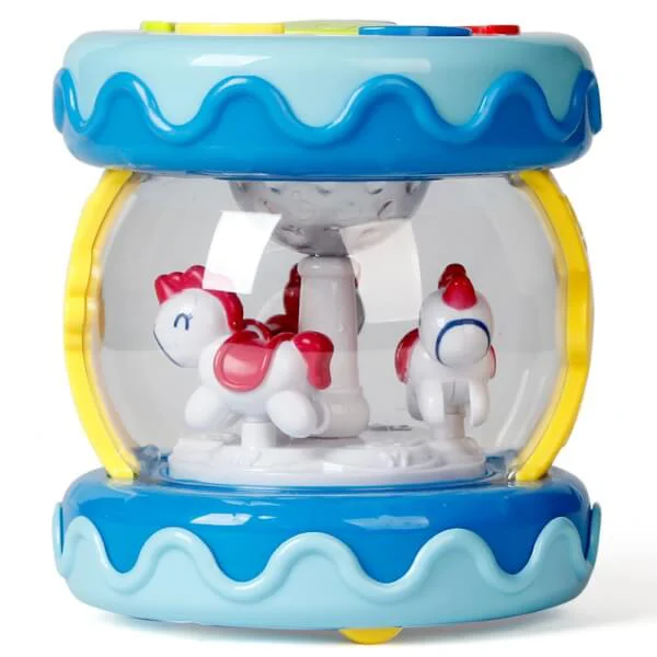 Trống quay vòng có đèn và nhạc - HE0701