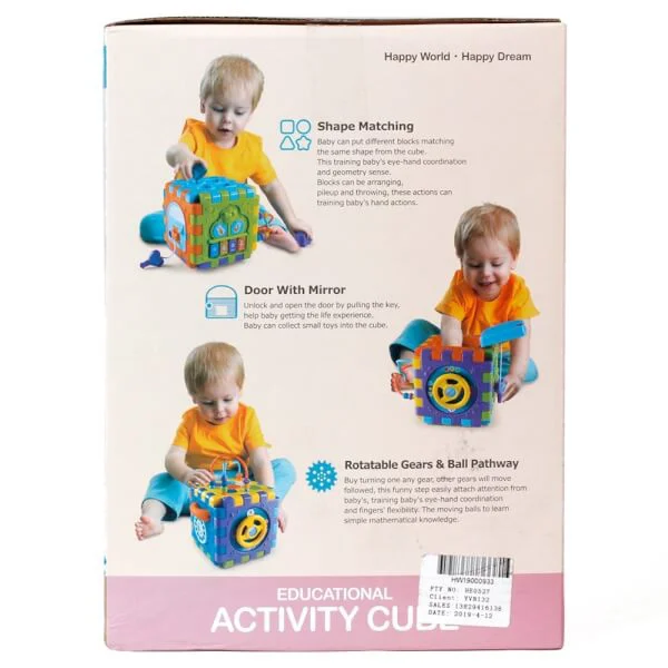 Bộ đồ chơi âm thanh màu sắc hình lập phương - HE0527