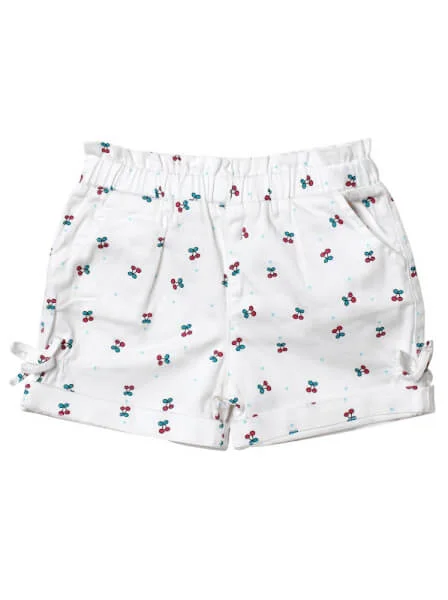 Quần kaki bé gái ngắn CF G069029 Trắng