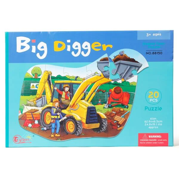 Tranh xếp hình máy xúc khổng lồ 20 mảnh CY121739