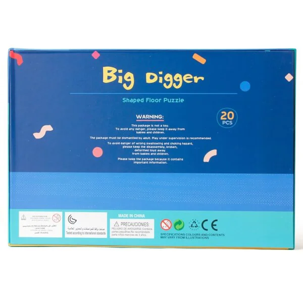 Tranh xếp hình máy xúc khổng lồ 20 mảnh CY121739