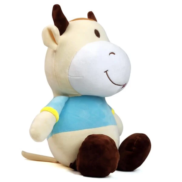 Thú nhồi bông con bò cười