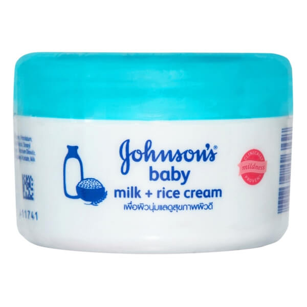 Combo 2 Kem dưỡng da chứa sữa và tinh chất gạo Johnson baby (Hũ 50gr)