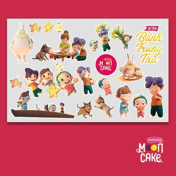 Bộ hộp bánh Trung Thu Concung Mooncake