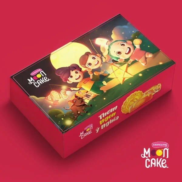 Bộ hộp bánh Trung Thu Concung Mooncake