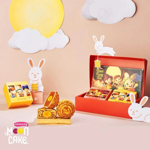 Bộ hộp bánh Trung Thu Concung Mooncake