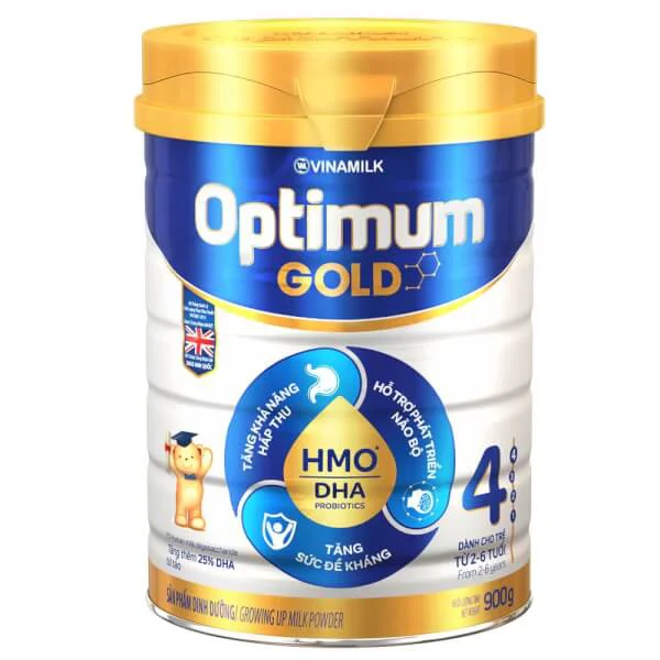 Sữa Vinamilk Optimum Gold 4 900g (2-6 tuổi)