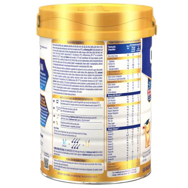Sữa Vinamilk Optimum Gold 4 900g (2-6 tuổi)
