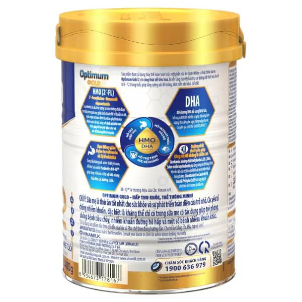 Sữa bột Vinamilk Optimum Gold 2, 400g