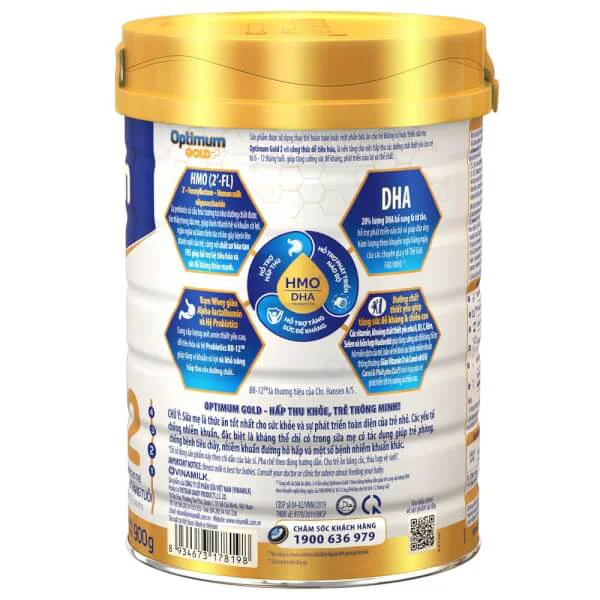 Sữa Vinamilk Optimum Gold 2 900g (6-12 tháng)