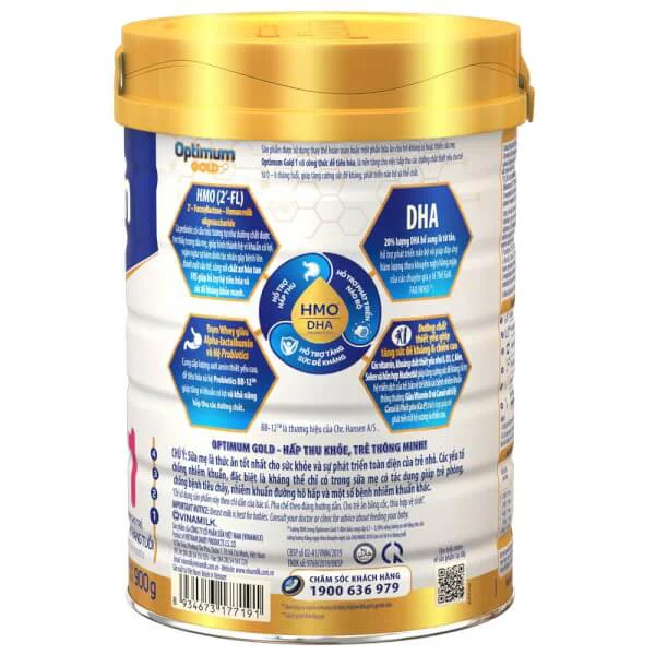Sữa Vinamilk Optimum Gold 1 900g (0-6 tháng)