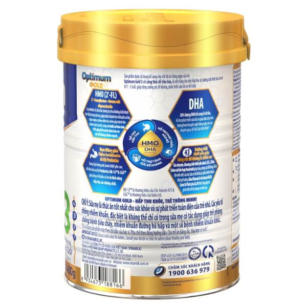 Sữa bột Vinamilk Optimum Gold 3, 400g